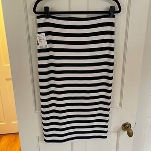 Sanctuary Size Large Black and White Pencil Skirt
